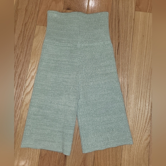 9. NWT ANNA QUAN BOBBY RIB KNIT SHORTS IN SAGE SIZE XS - Picture 4 of 5